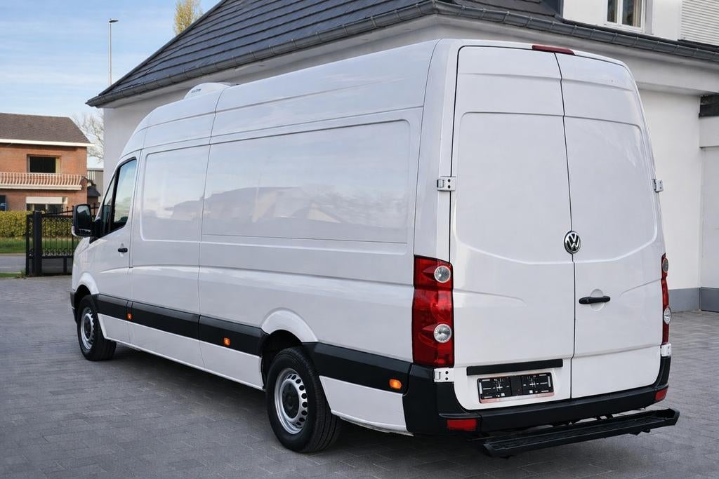 Volkswagen Crafter L4H2 Koelwagen – TOP STAAT gekeurd vvrk, Euro 5, Stof, Volkswagen, Wit