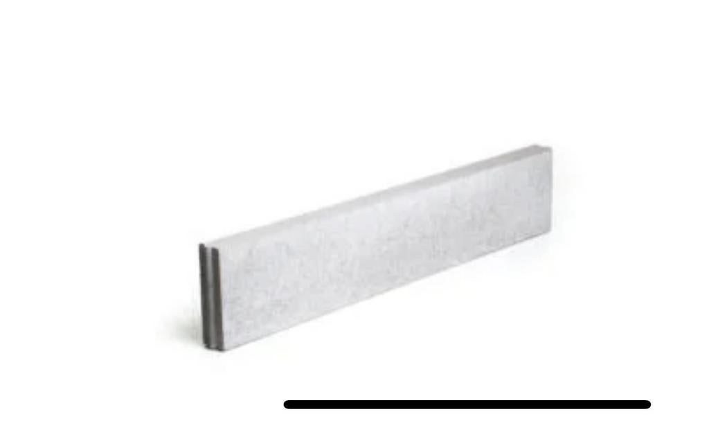 Boordsteen 100x20x6 cm, Ophalen, Nieuw, Hardsteen