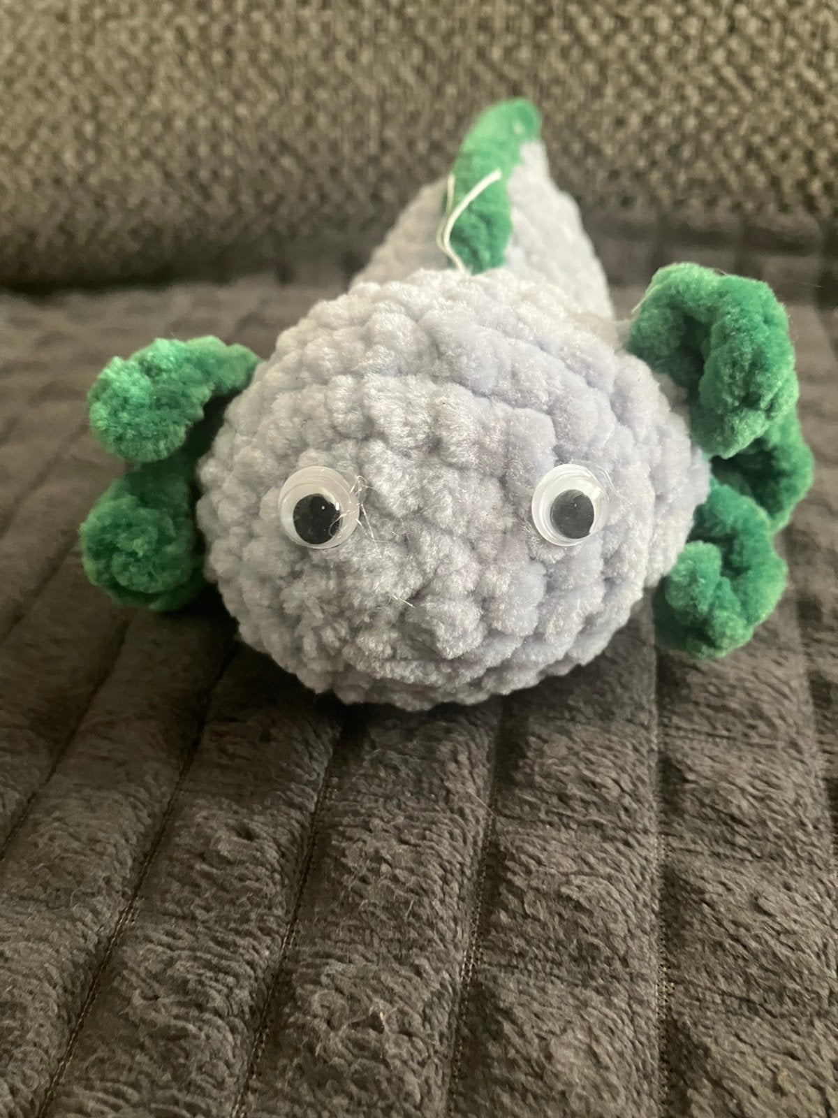 Axolotl super doux fait moi-même , 14 cm, crocheté, Enlèvement ou Envoi, Neuf