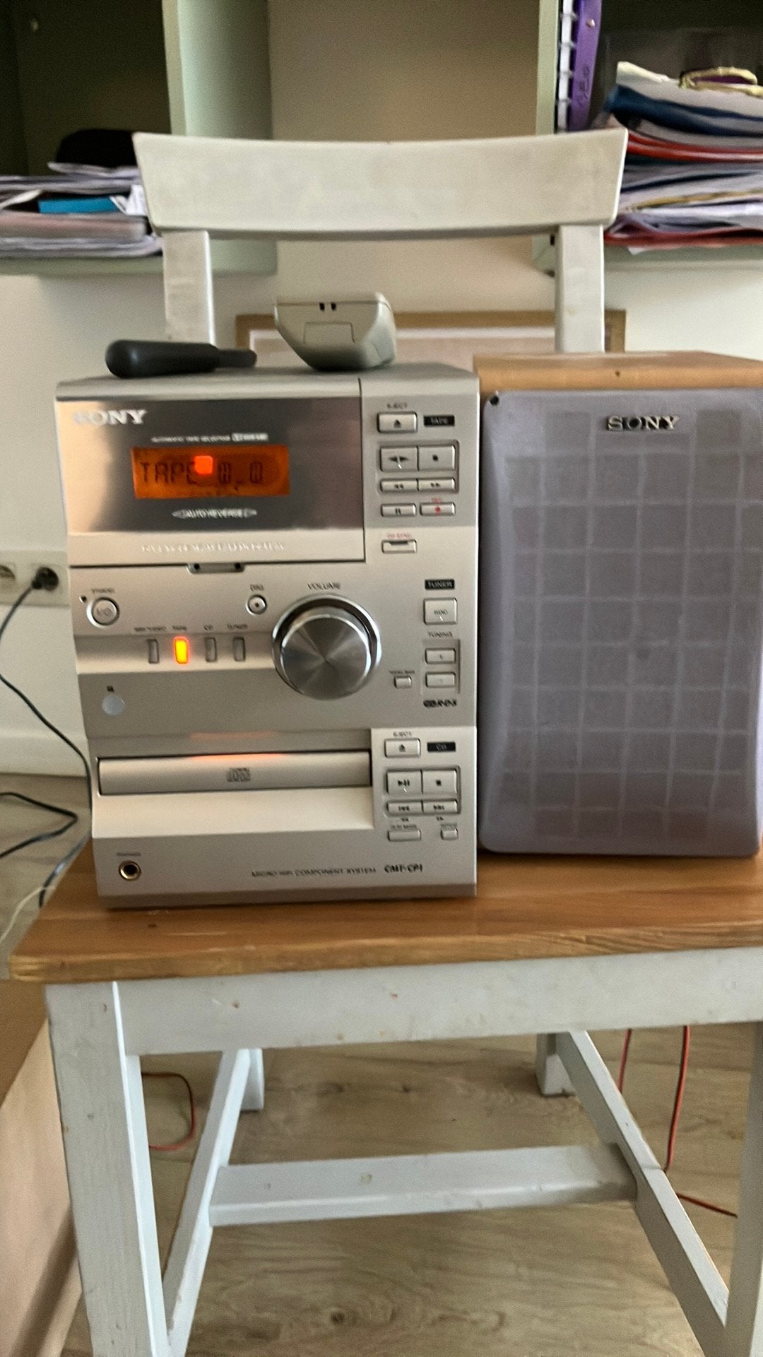 Mini Chaine Sony CMT-CP1, Audio, Tv en Foto, Ophalen, Gebruikt, Radio