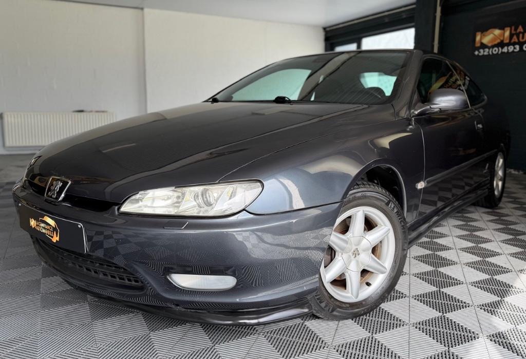Peugeot 406 Coupé 2.0i CT OK Car-Pass, Autos, Peugeot, Cuir, Argent ou Gris, Achat, Noir
