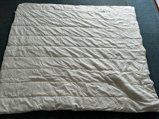 IKEA 4-seizoenen donsdeken - 240x220 - 2-delig, Ophalen, Gebruikt, Wit, Overige materialen