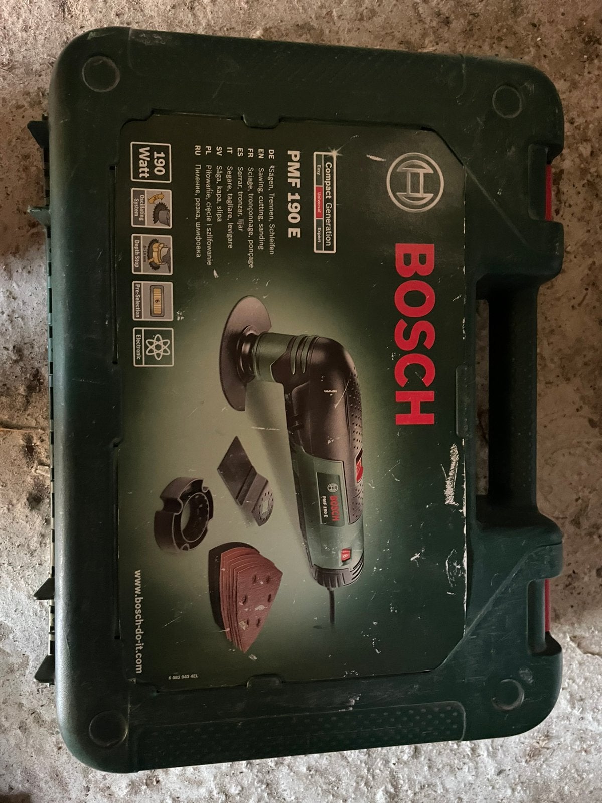 Multitool Bosch 190E, Bricolage & Construction, Enlèvement, Utilisé