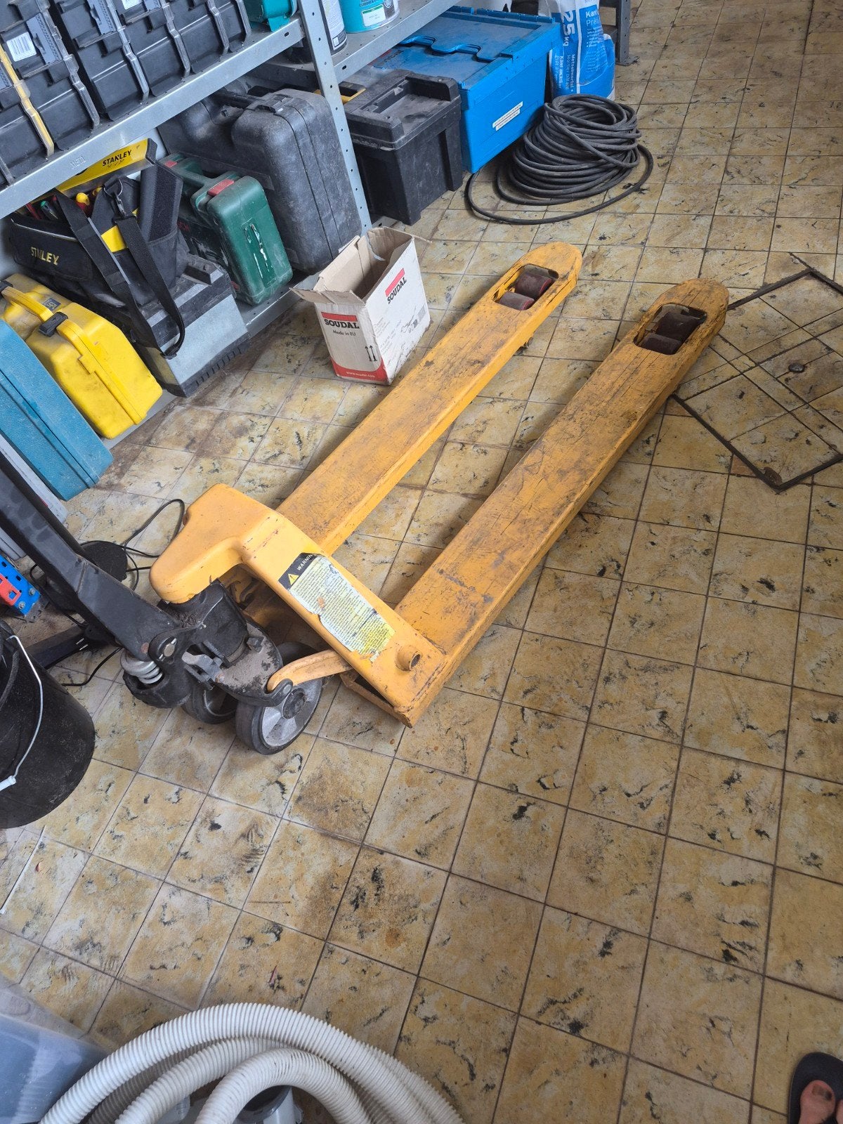 transpallet 2500kg, Doe-het-zelf en Bouw, Ophalen, Gebruikt