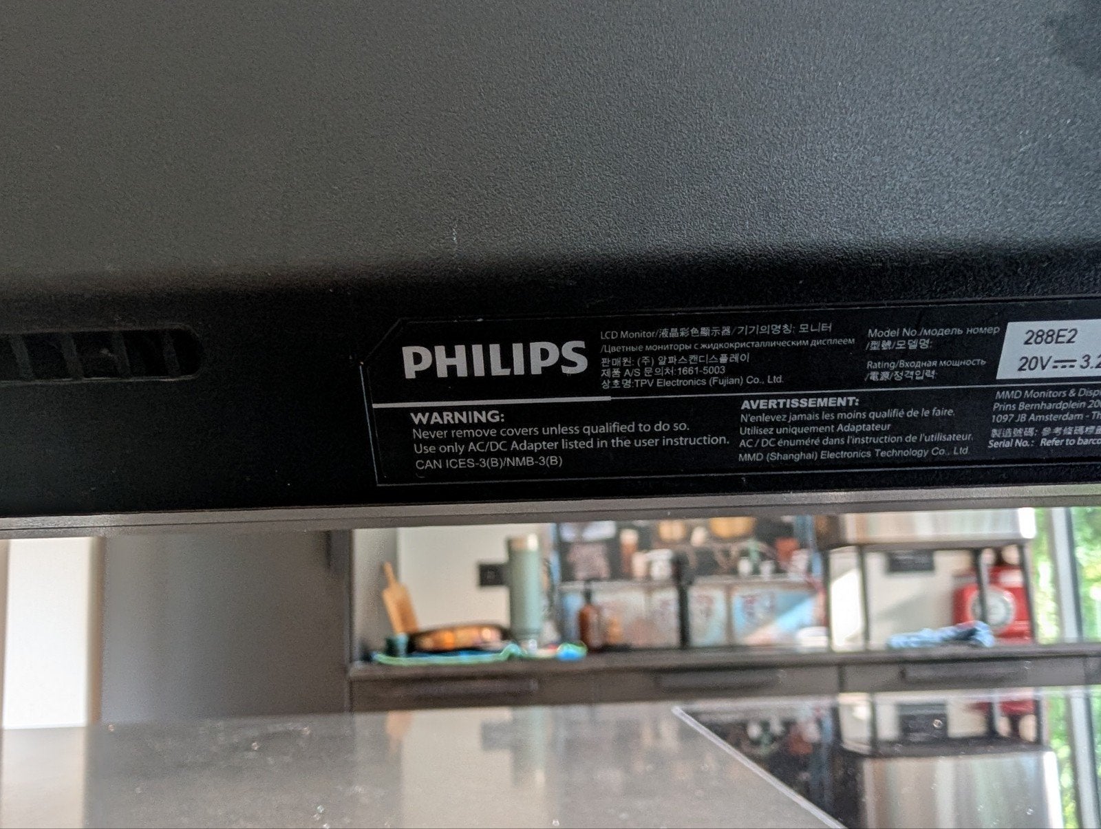 Philips monitorscherm 28', Computers en Software, Ophalen