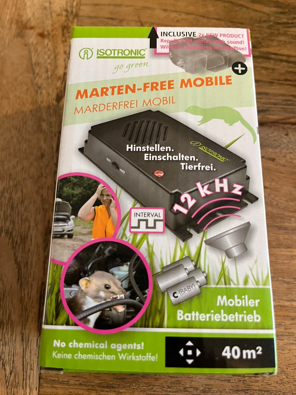Anti marter mobil op batterij, Ophalen of Verzenden, Nieuw, Ongediertebestrijding