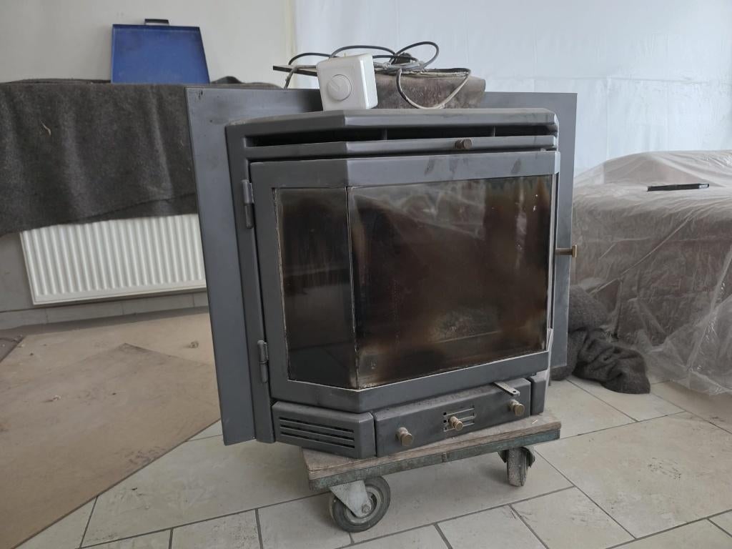 Houtkachel / Houtcasette, Enlèvement, Utilisé, Encastré, Cheminée au bois