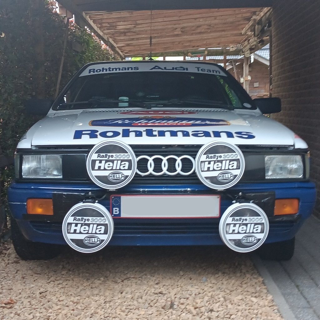Audi GT Replica Quattro Ieper 1986 John Bosch 14, Auto's, Voorwielaandrijving, Stof, Zwart, Overige kleuren