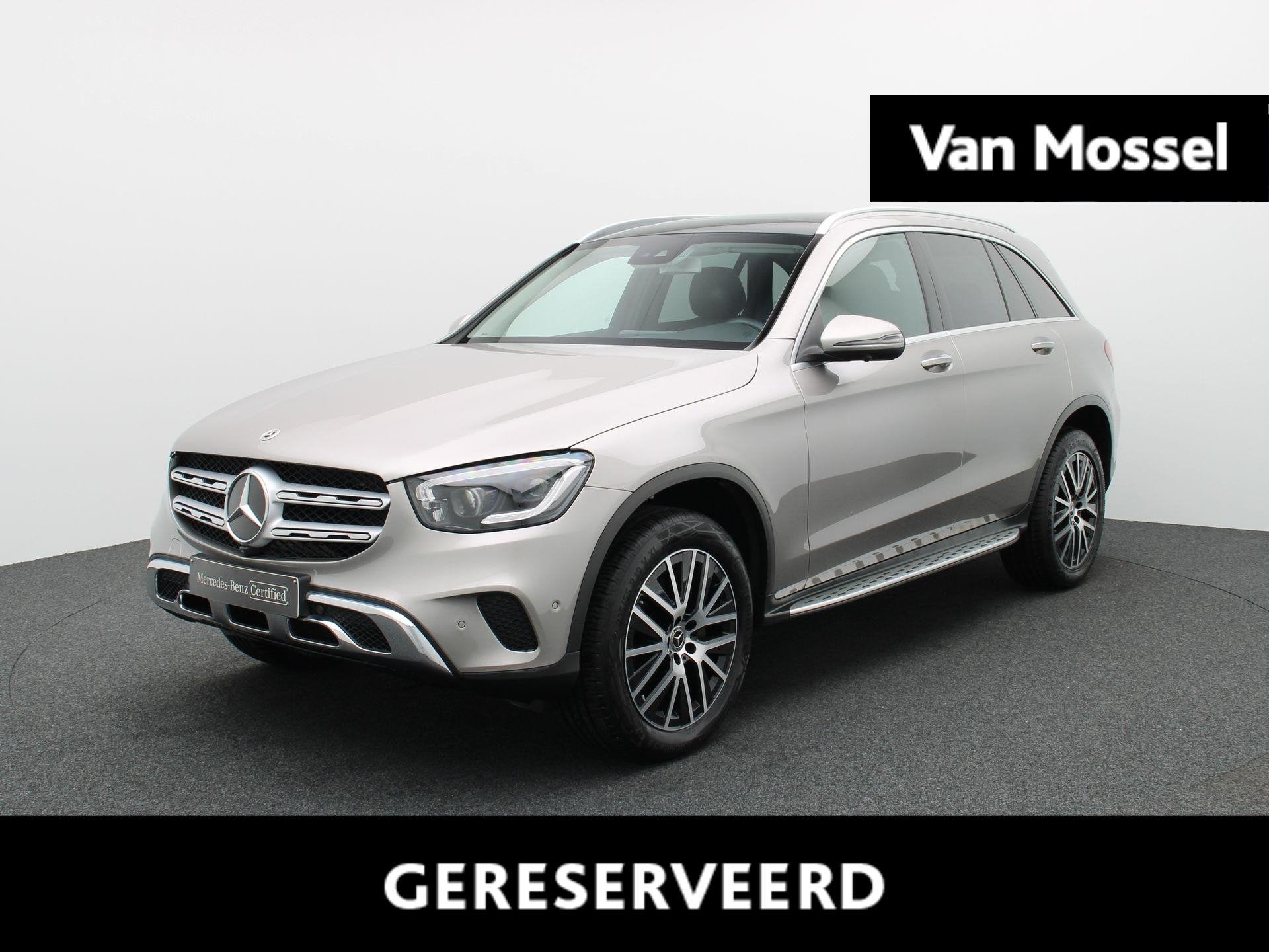 Mercedes-Benz GLC 300d SUV + LEDER + PANORAMISCH DAK + CARPL, Autos, Mercedes-Benz, Cuir, Argent ou Gris, Achat, Euro 6
