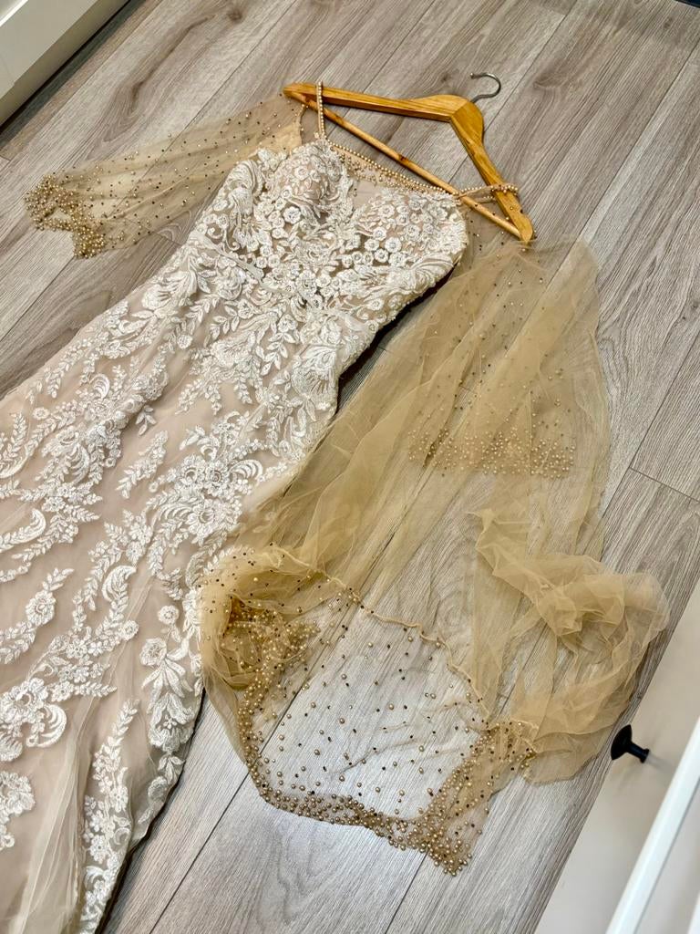 Robe marie, Comme neuf, Enlèvement, Longueur genou, Taille 36 (S)
