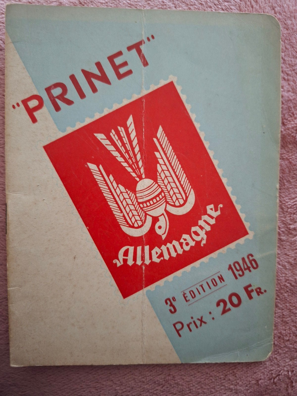 ancien catalogue PRINET ALLEMAGNE 1946, Timbres & Monnaies, Envoi, Catalogue