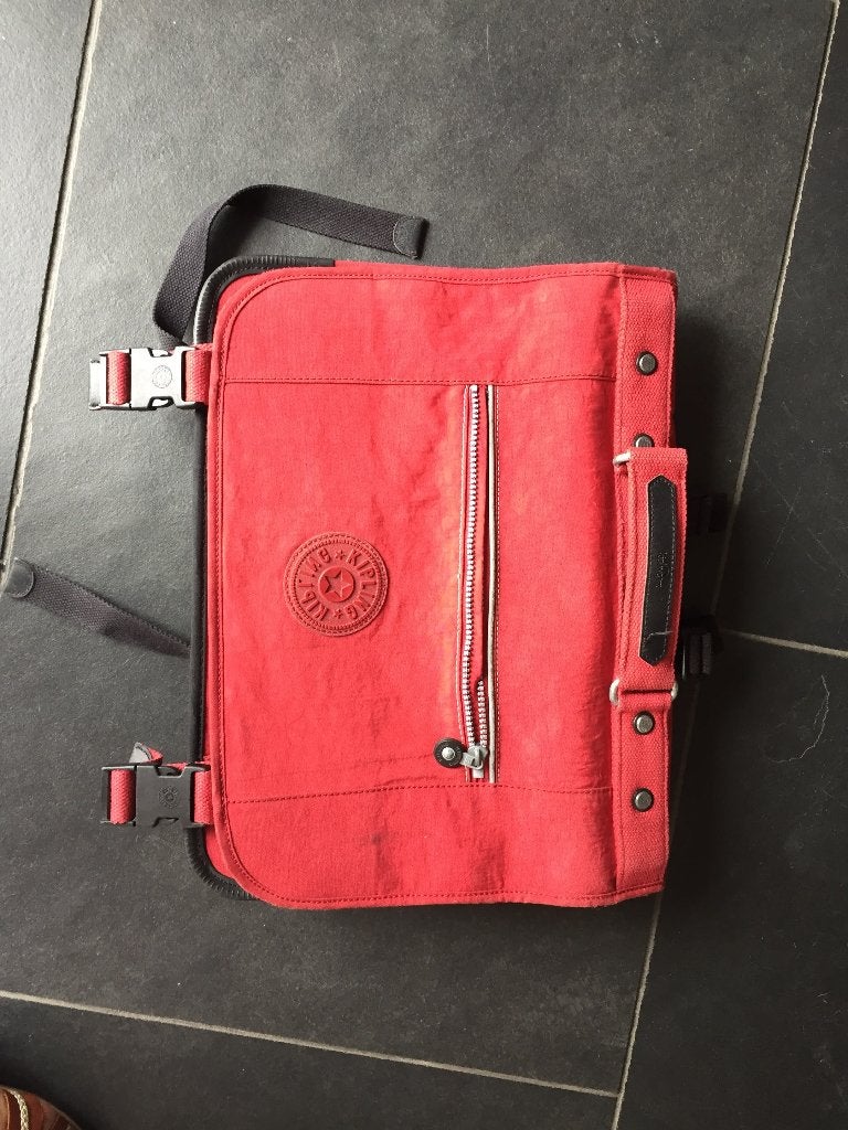Kipling boekentas rood, Ophalen, Gebruikt, Rood, Rugtas