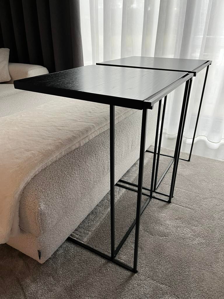 Bijzettafeltjes set van 2, Huis en Inrichting, Ophalen, Nieuw, 55 tot 75 cm, Modern hedendaags