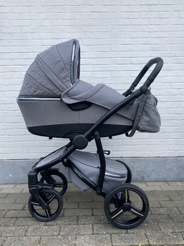 First kinderwagen Grey (POTK), Kinderen en Baby's, Ophalen, Gebruikt, Kinderwagen, Overige merken