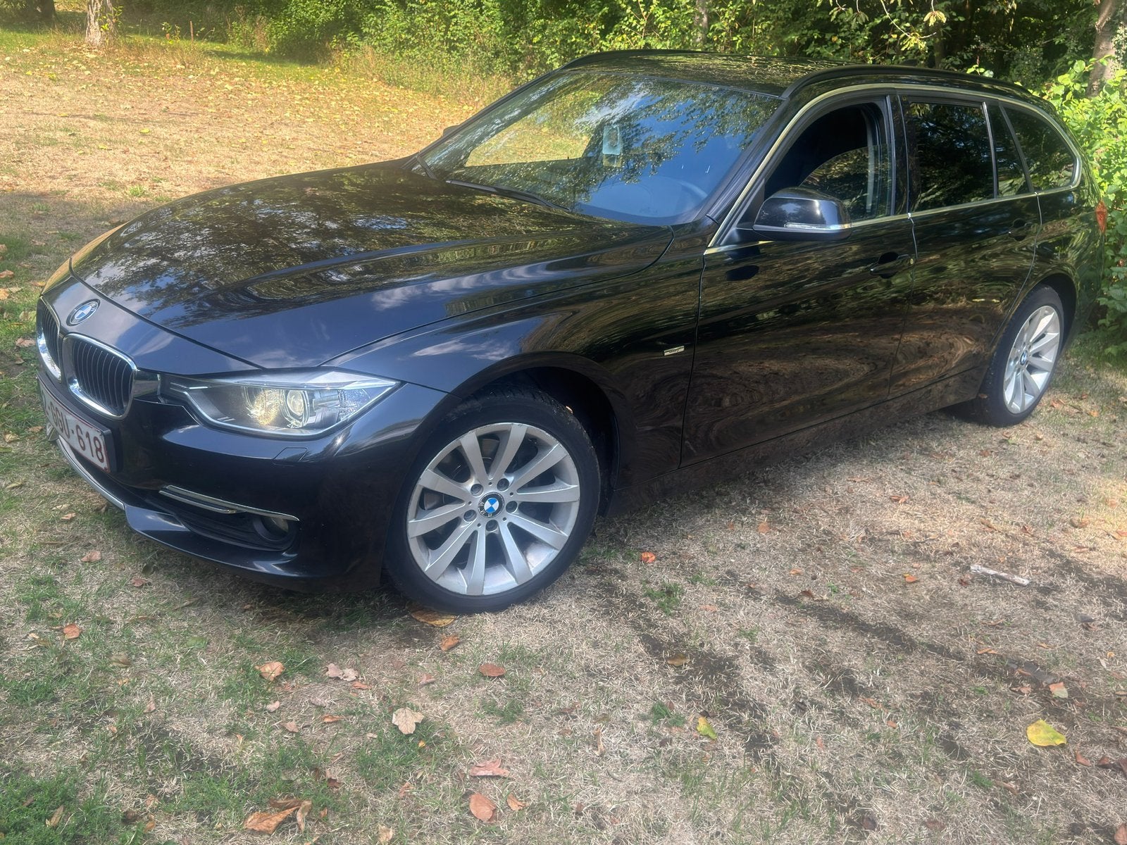 À Vendre Bmw 318D Pack Luxury, Autos, Euro 5, Achat, Noir, 5 portes