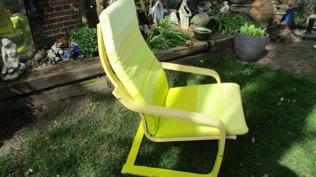 2 Ikea zeteltjes Yellow/lemon 35€ PER STOEL., Ophalen, Zo goed als nieuw, Hout