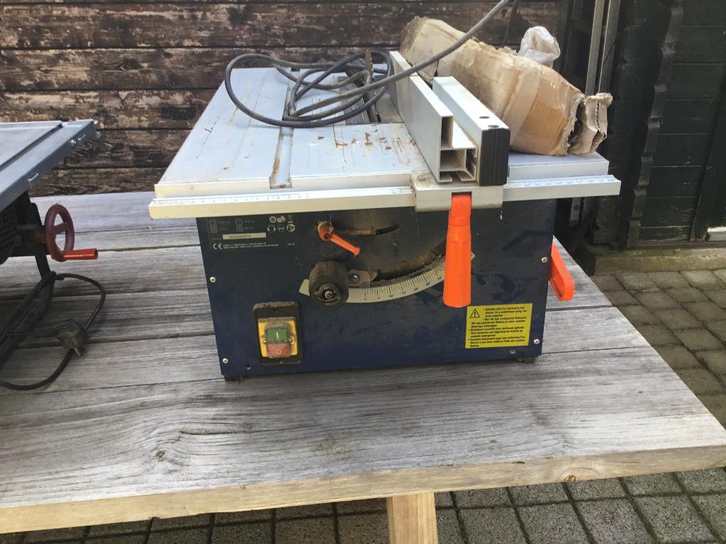 2x tafelzaag power plus en top craft, Bricolage & Construction, Outillage | Scies mécaniques, Enlèvement, Utilisé, Autres types