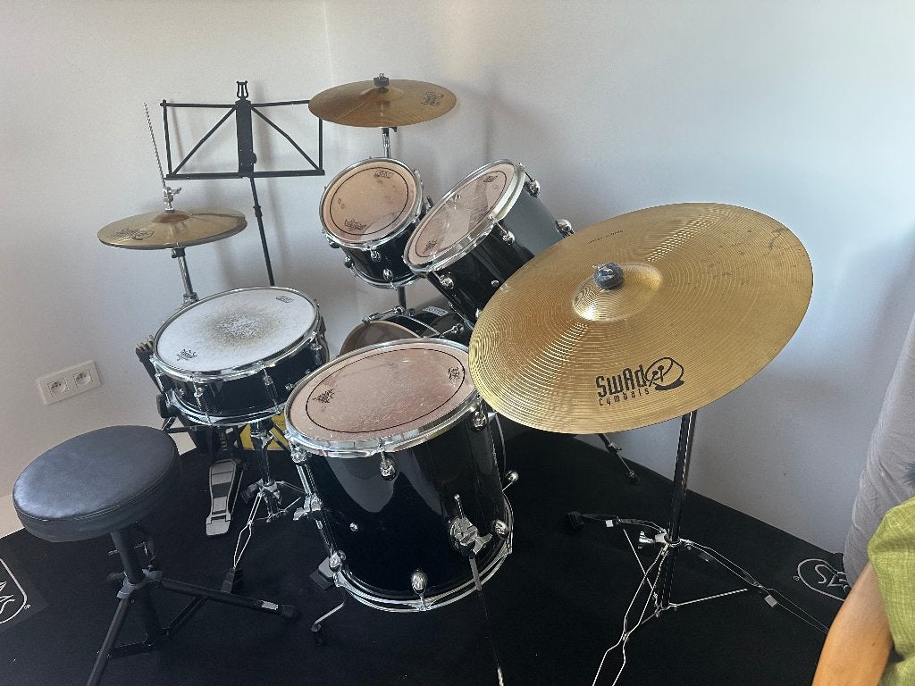 drumstel, Musique & Instruments, Batteries & Percussions, Enlèvement, Utilisé