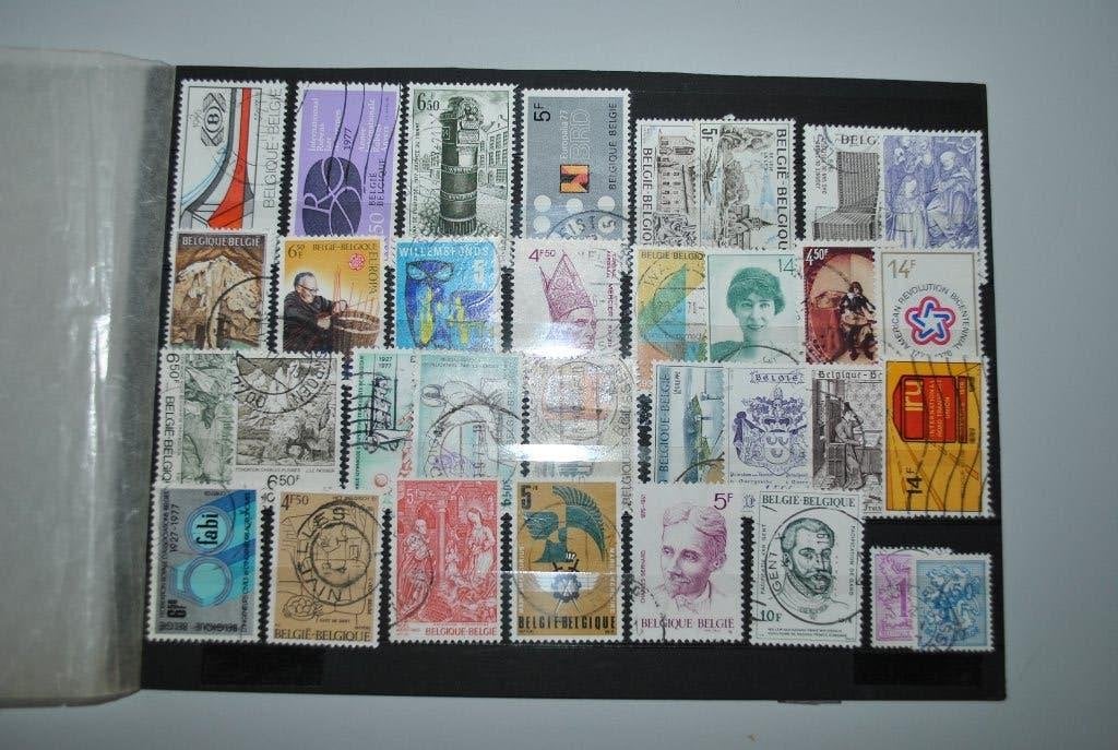 Belgique 1976/77 Oblitérés, Enlèvement ou Envoi, Affranchi, Europe