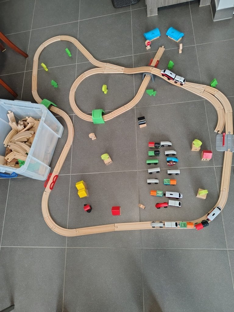 Houten trein, Enfants & Bébés, Enlèvement, Comme neuf