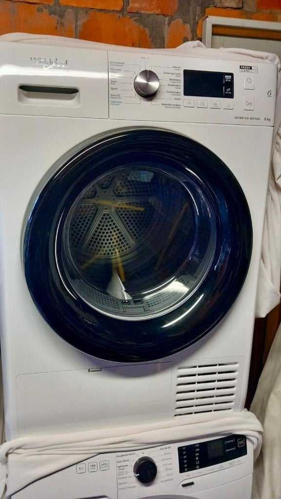 Whirlpool Droogkast (8kg) - Perfecte staat!, Elektronische apparatuur, Droogkasten, Ophalen, Gebruikt, 8 tot 10 kg, Voorlader
