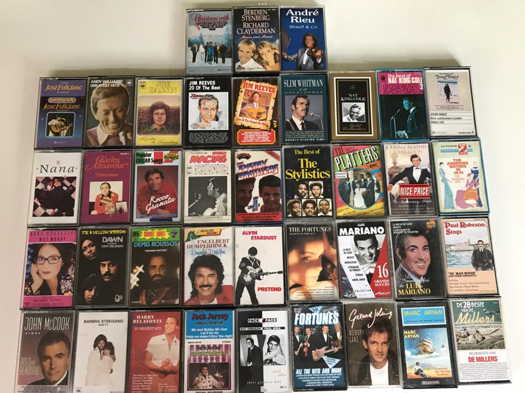 Muziekcassettes cassettes cassettebandjes pop Frans klassiek, CD & DVD, Cassettes audio, Enlèvement ou Envoi, Utilisé, Pop, Originale