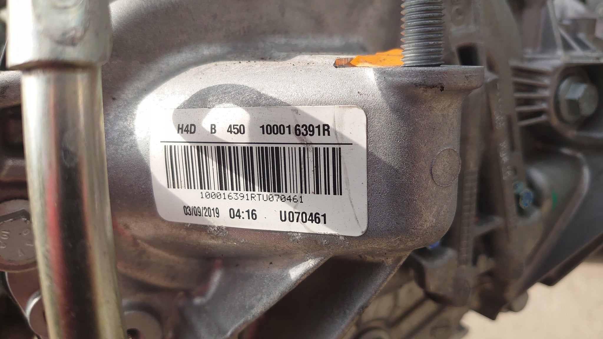Moteur H4D450 Nu LOGAN DUSTER SANDERO DACIA, Verzenden, Gebruikt, Overige automerken