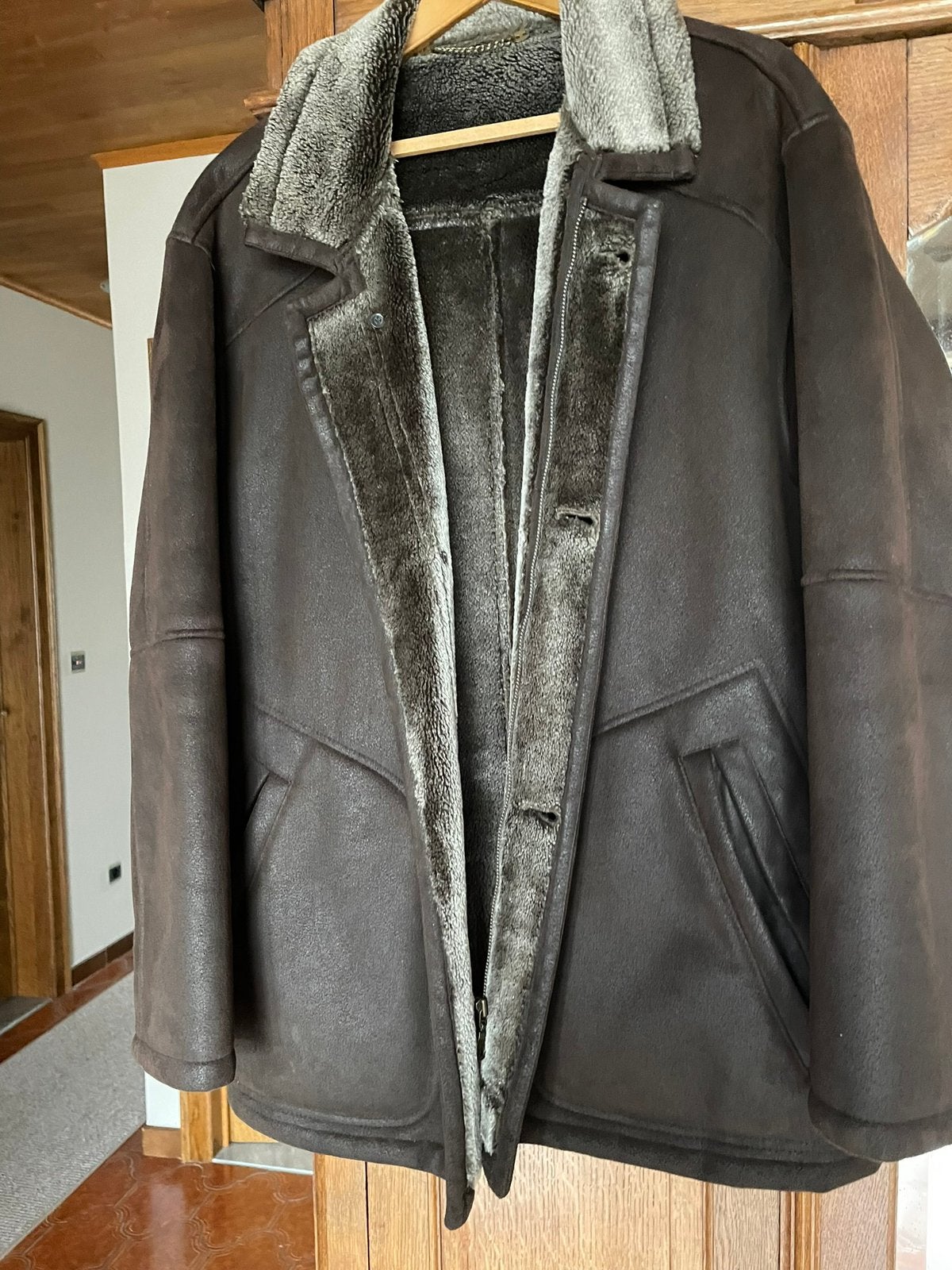 Manteau Daine avec fourrure 48/50, Enlèvement ou Envoi, Comme neuf