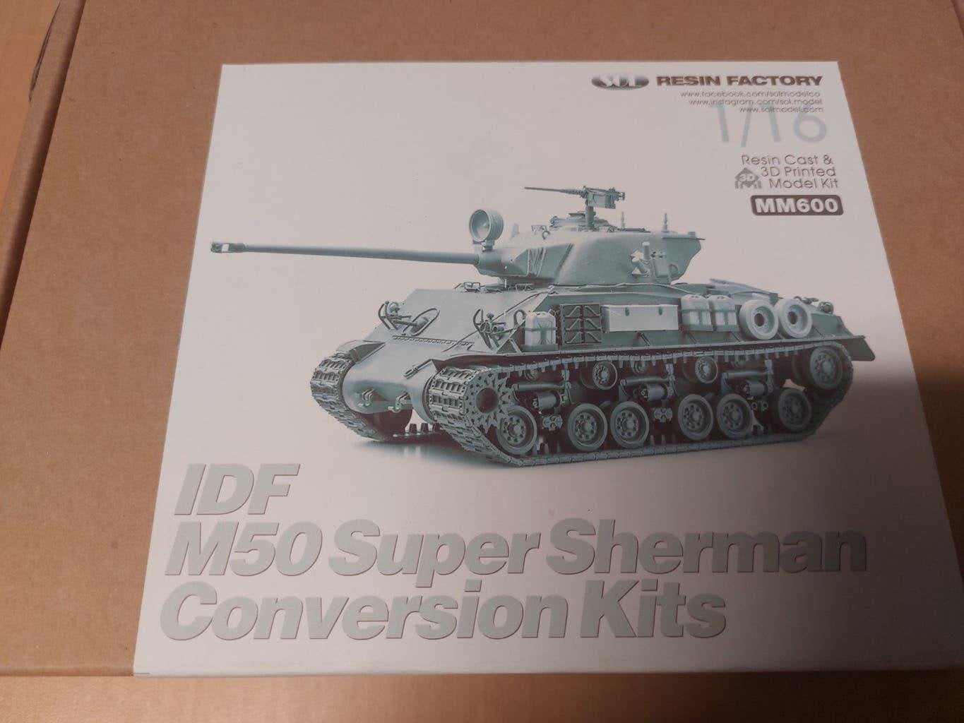 SOL RESIN FACTORY 1/16  MM600 koepel conversie, Overige merken, Tank, Groter dan 1:32, Nieuw