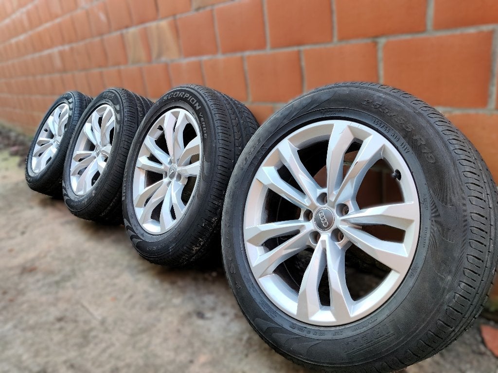 Jantes Audi Q7 19 pouce original, Autos : Pièces & Accessoires, Pneus et Jantes, 255 mm, Véhicule de tourisme, Pneus été