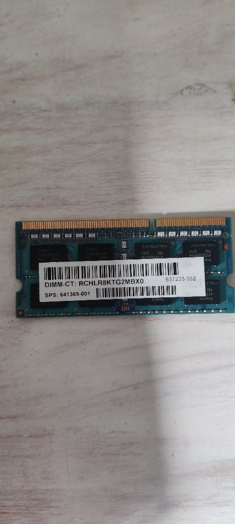 HP 4GB DDR3 1600MHz Laptop RAM, Informatique & Logiciels, 1600 Mhz, Enlèvement ou Envoi, DDR3, Utilisé