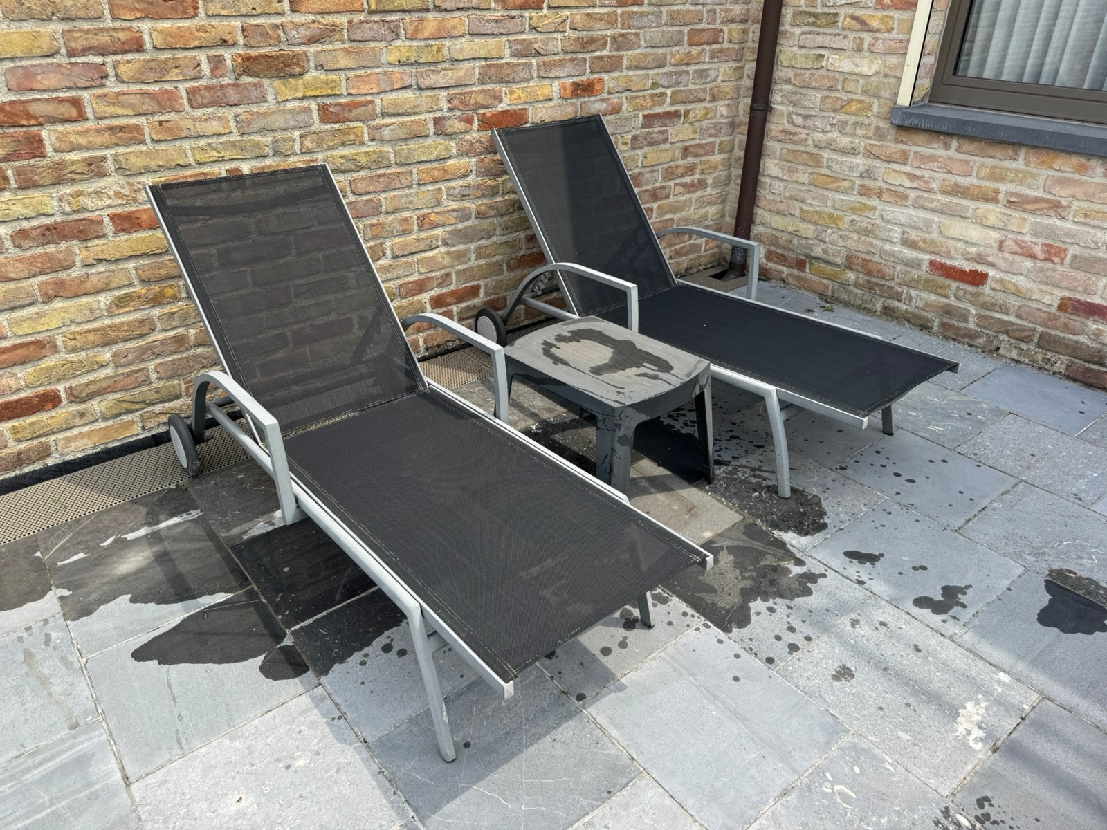 Zonnestoel set, Ophalen, Gebruikt