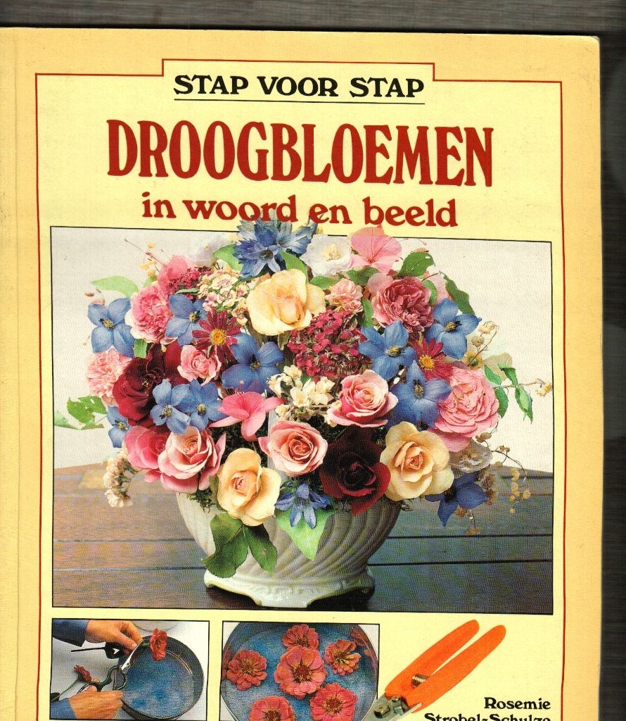 Droogbloemen in woord en beeld  rosemie strobel-schulze, Ophalen of Verzenden, Zo goed als nieuw
