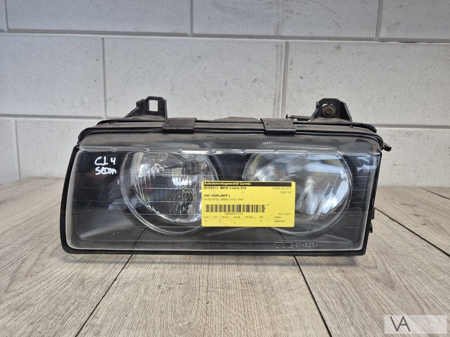 Koplamp links van BMW 3 serie E36 1990 -1998 nette staat €40, -, Utilisé, -, Enlèvement ou Envoi