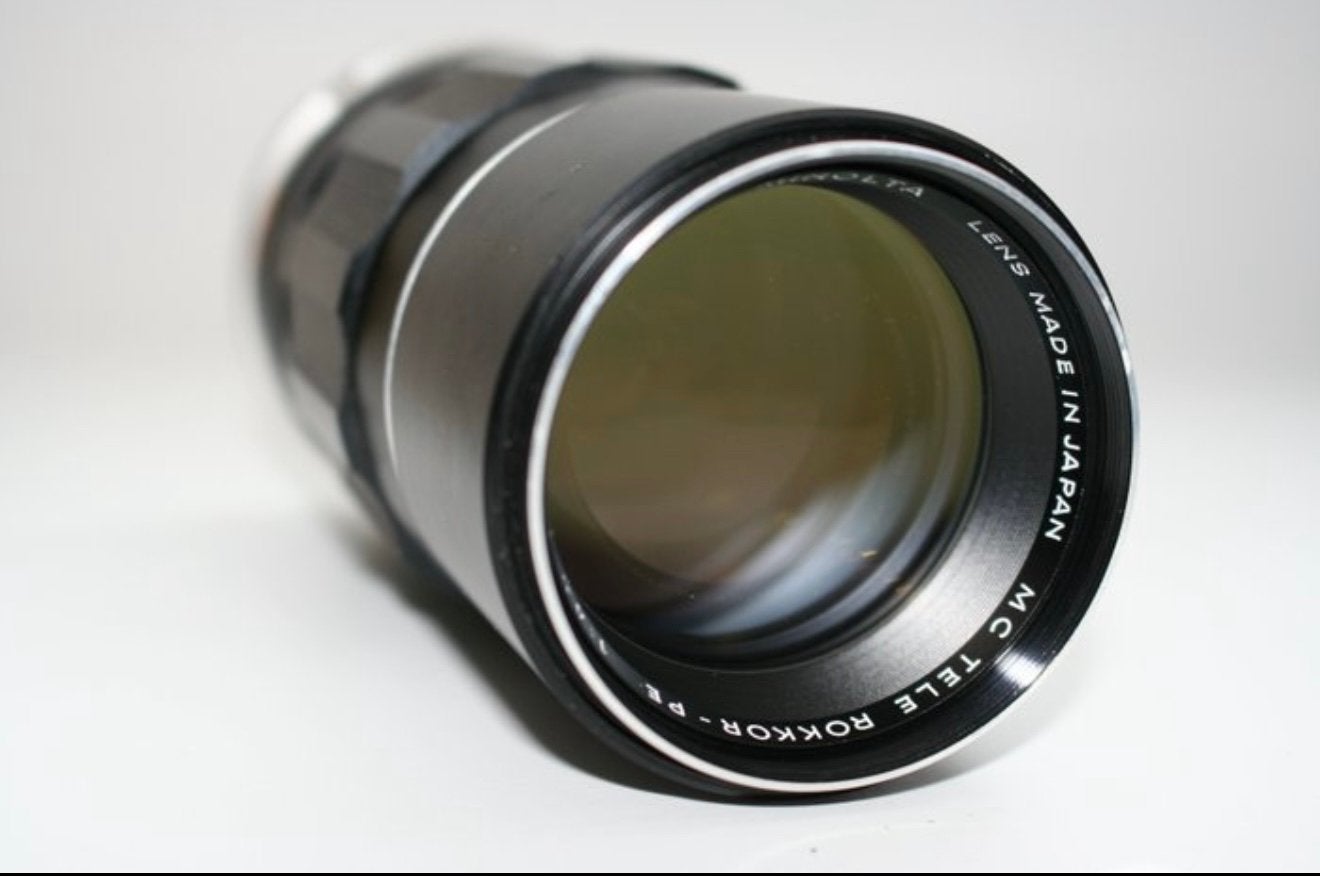 Minolta Minolta MC TELE ROKKOR-P E 1:4.5 f=200mm Zoomlens, Ophalen, Zo goed als nieuw, Minolta