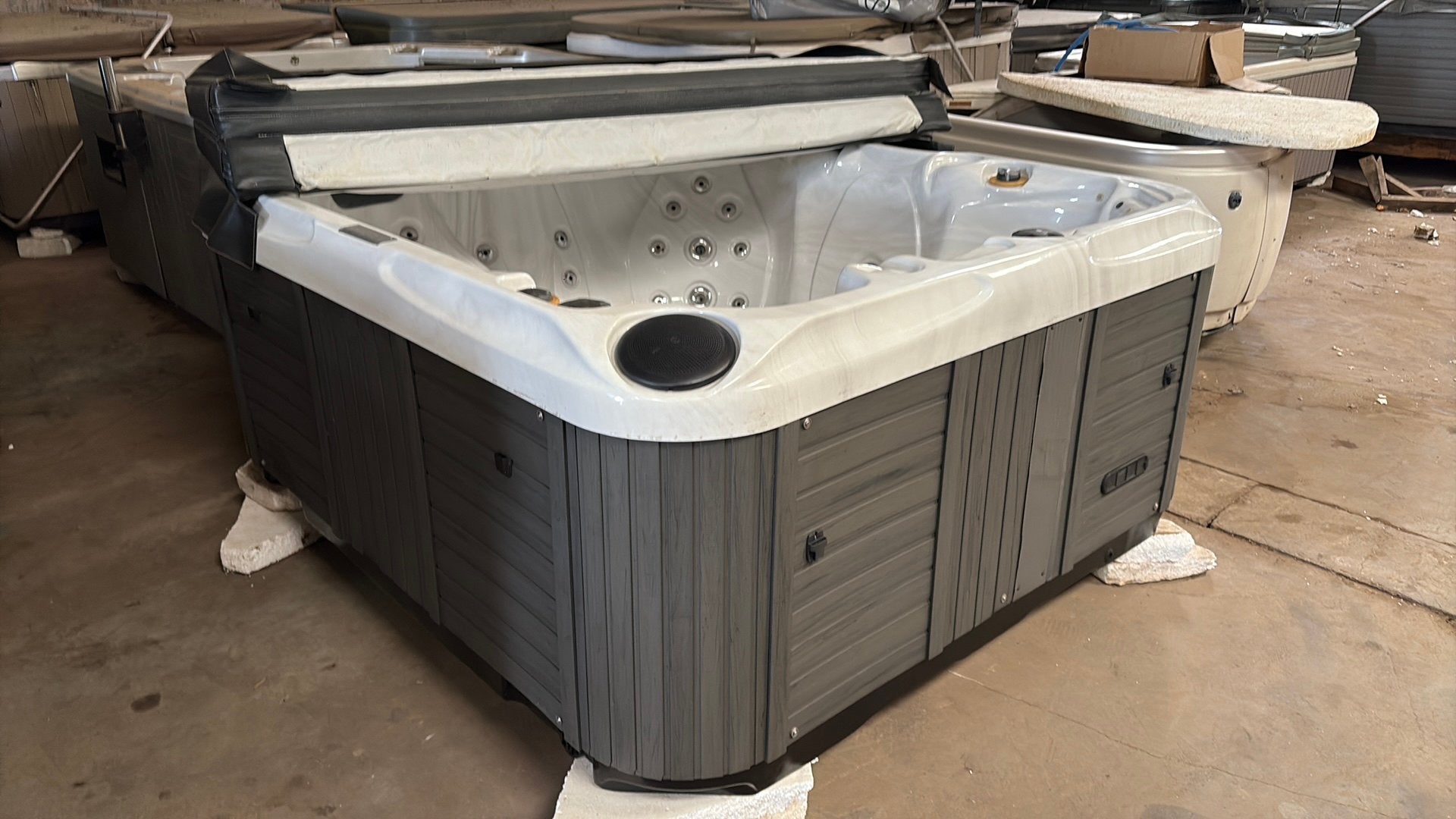 Jacuzzi balboa 5 pers gratis leveren, Jardin & Terrasse, Enlèvement, Comme neuf