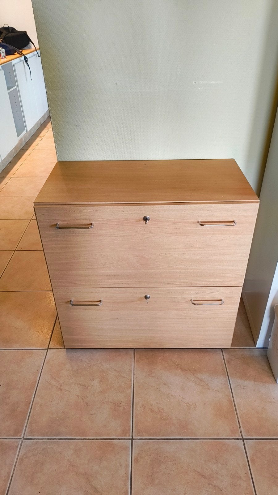 Verticale archiefkast/dressoir, Huis en Inrichting, Ophalen, 1 of 2 laden, 50 tot 100 cm, Zo goed als nieuw