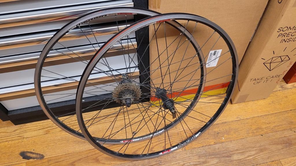Set wielen, Fietsen en Brommers, Fietsonderdelen, Ophalen