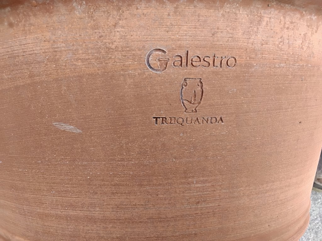 Galestro terracotta bloempot, Ophalen, Gebruikt, 40 cm of meer, Rond