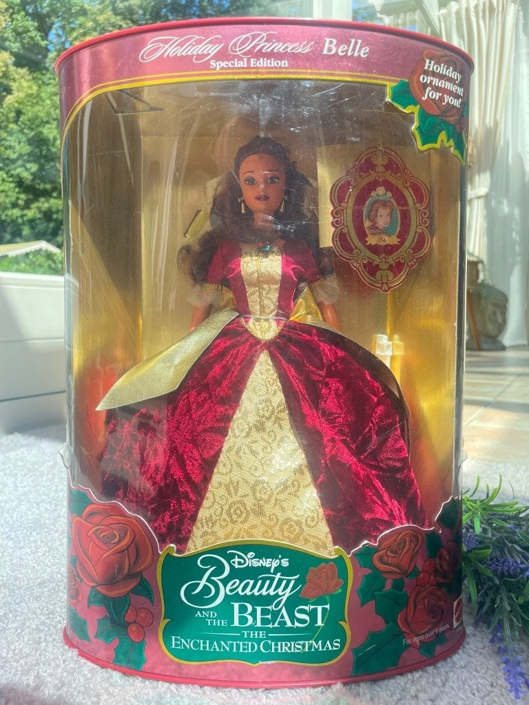 Poupée Barbie Disney Holiday Princess Belle (1997), Enlèvement, Neuf