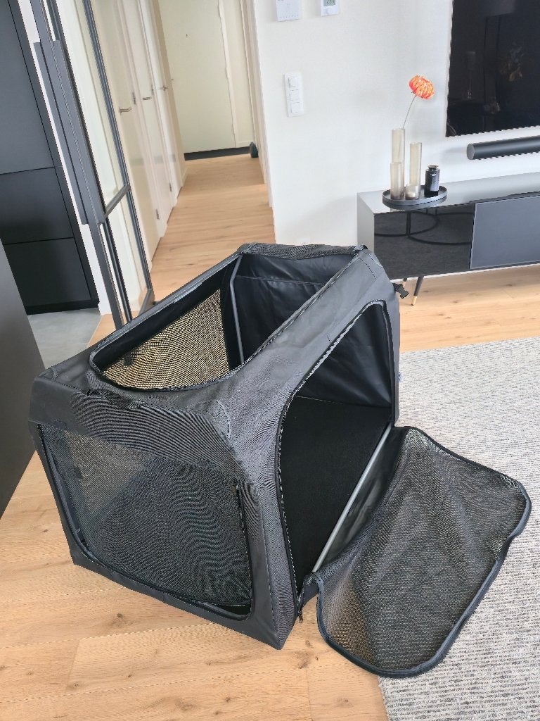 Honden reis benches XL met kussen nieuwstaat zwart, Enlèvement, Comme neuf