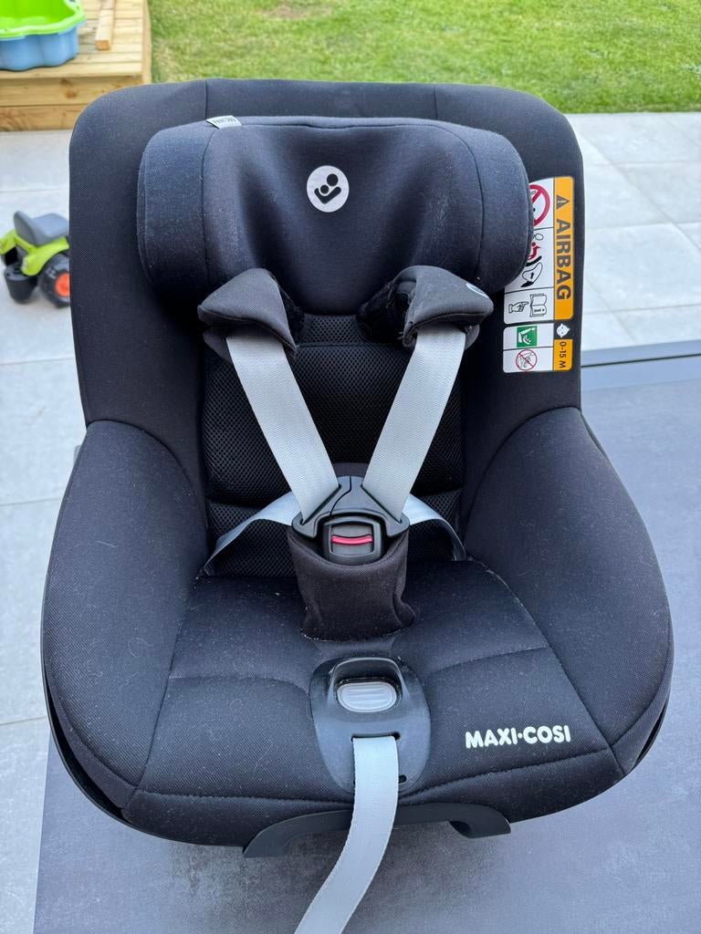 Maxi Cosi Familyfix 360 + Maxi Cosi Pearl 360 + hoes ukje, Kinderen en Baby's, Ophalen, 0 t/m 18 kg, Zo goed als nieuw, Isofix