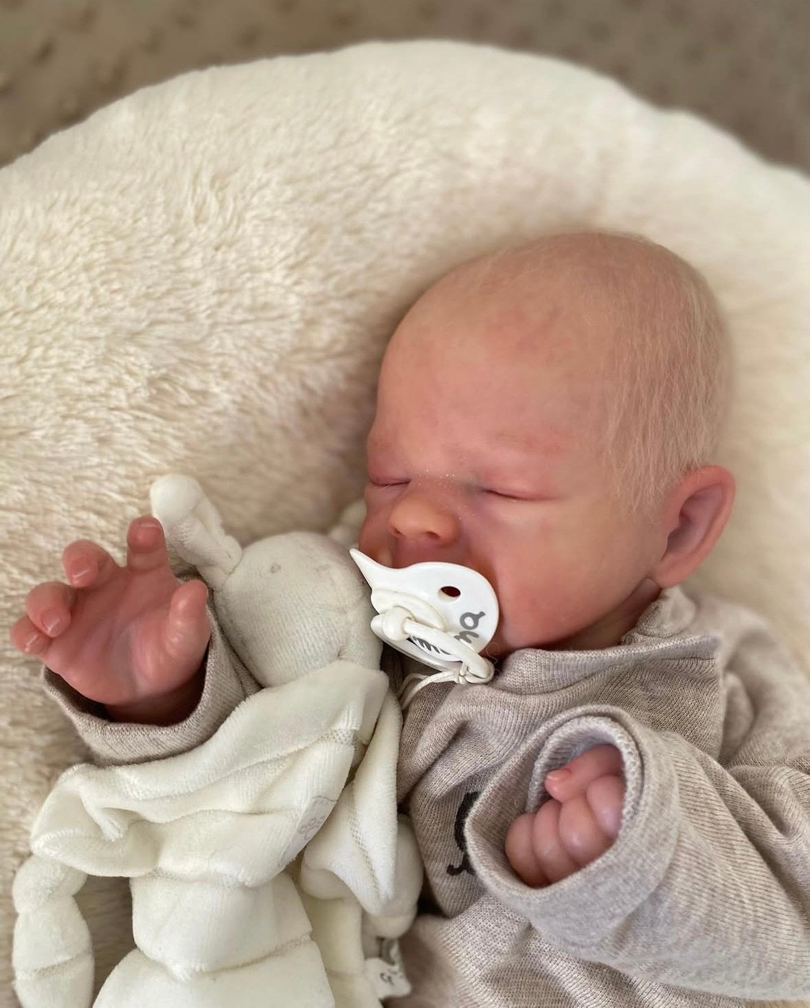 Reborn baby, Verzamelen, Poppen, Ophalen of Verzenden, Zo goed als nieuw, Pop