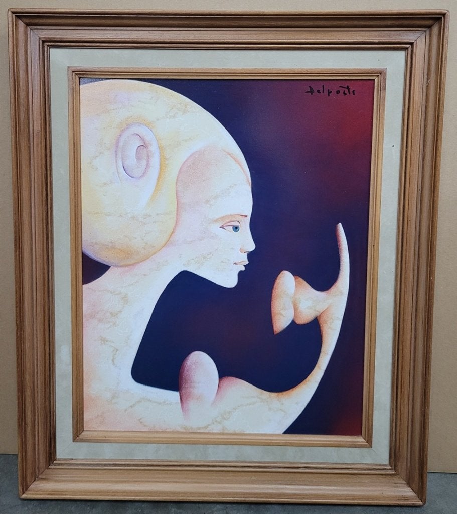Charles DELPORTE, de andere werkelijkheid, Antiek en Kunst, Kunst | Schilderijen | Klassiek, Paneel, Surrealisme, Ophalen of Verzenden