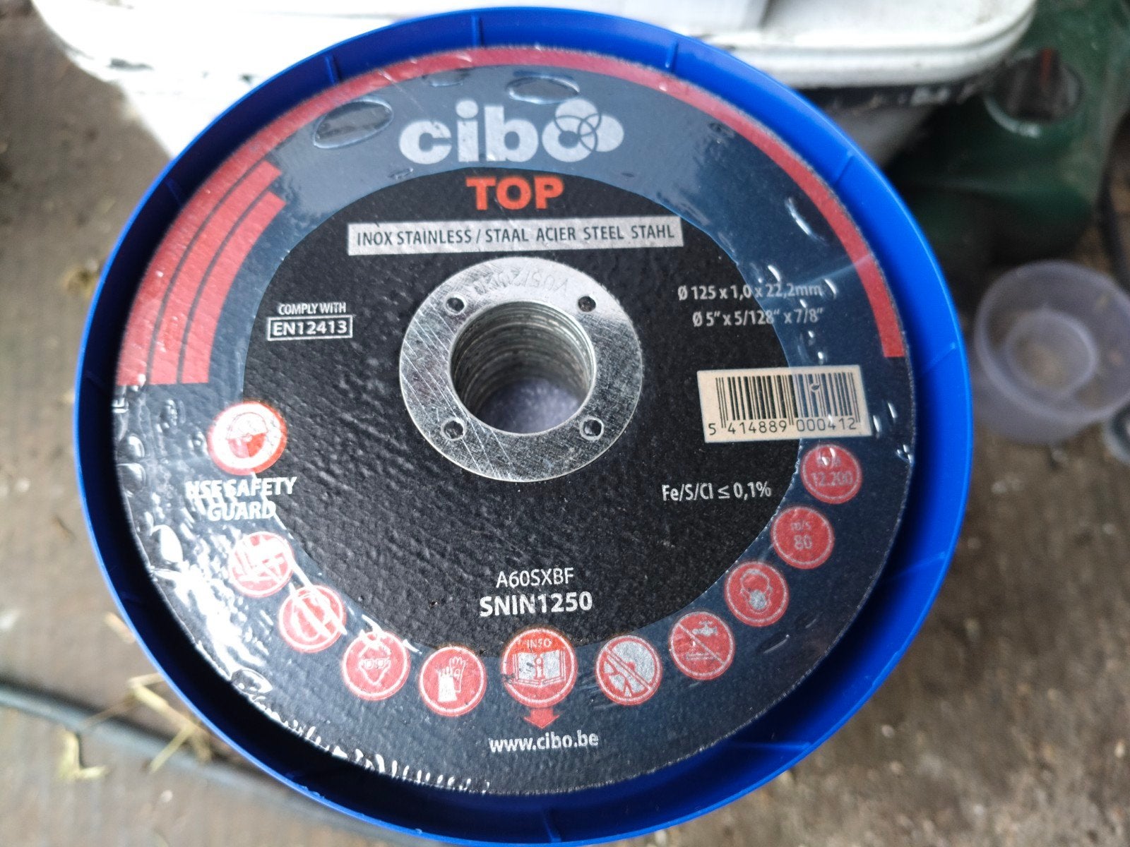 Cibo doorslijpschijven, Ophalen, Nieuw, Haakse handslijpmachine