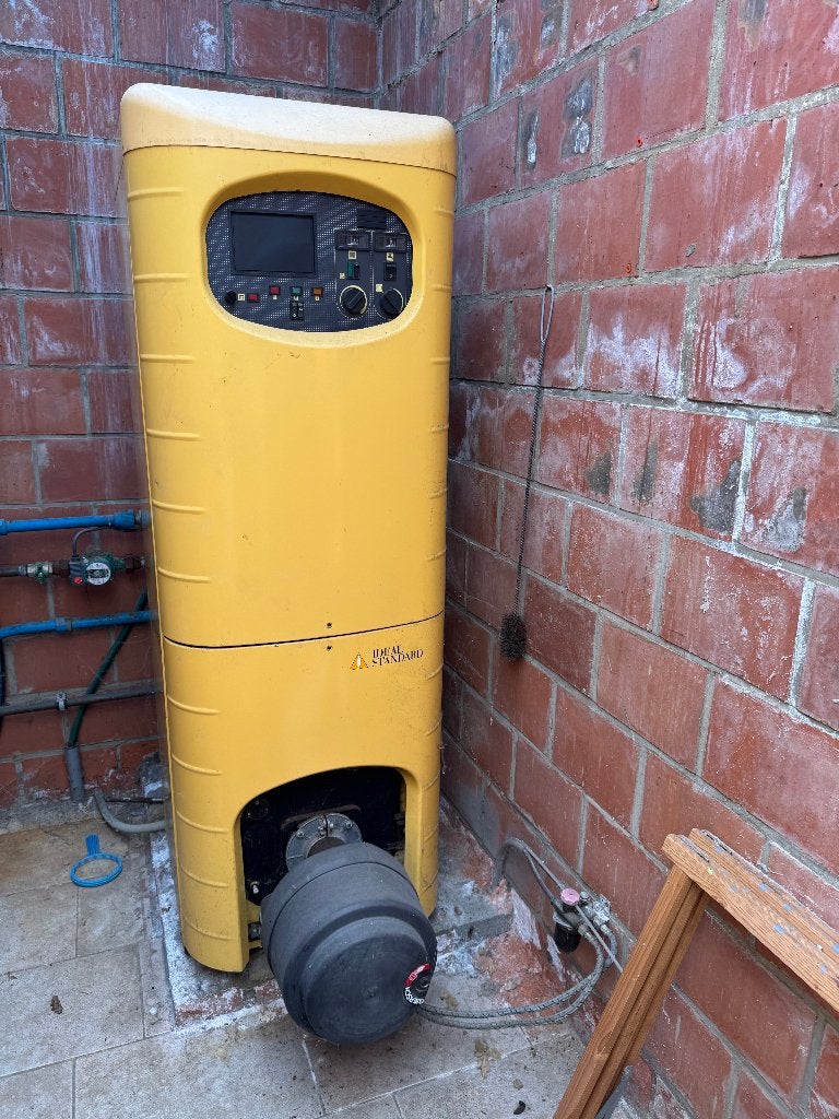 Ideal Standard stookoliebrander, Ophalen, Gebruikt, 20 tot 100 liter, Boiler