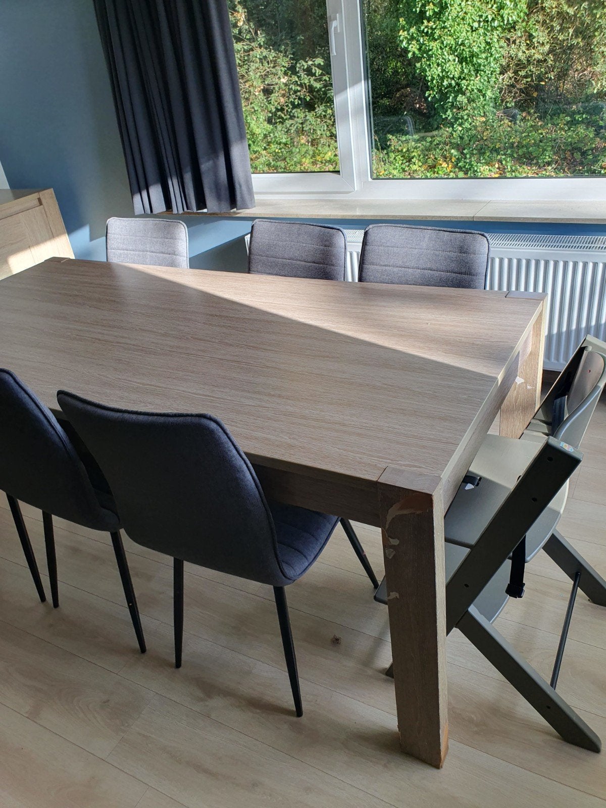 gebruikte livingmeubels eetset tafel en commode en tv kast, Ophalen of Verzenden