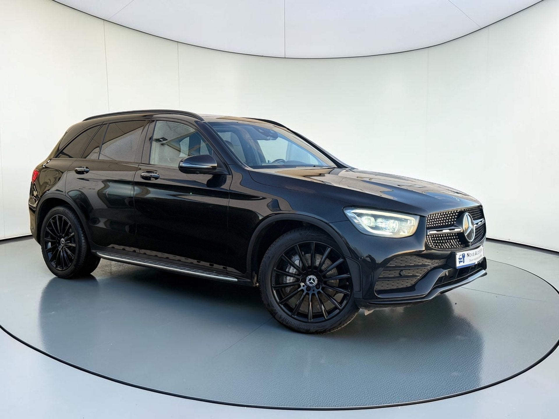 Mercedes GLC 300d 4MATIC AMG Line, Pano, Burmester 360 FULL, Auto's, Automaat, 245 pk, Gebruikt, Zwart