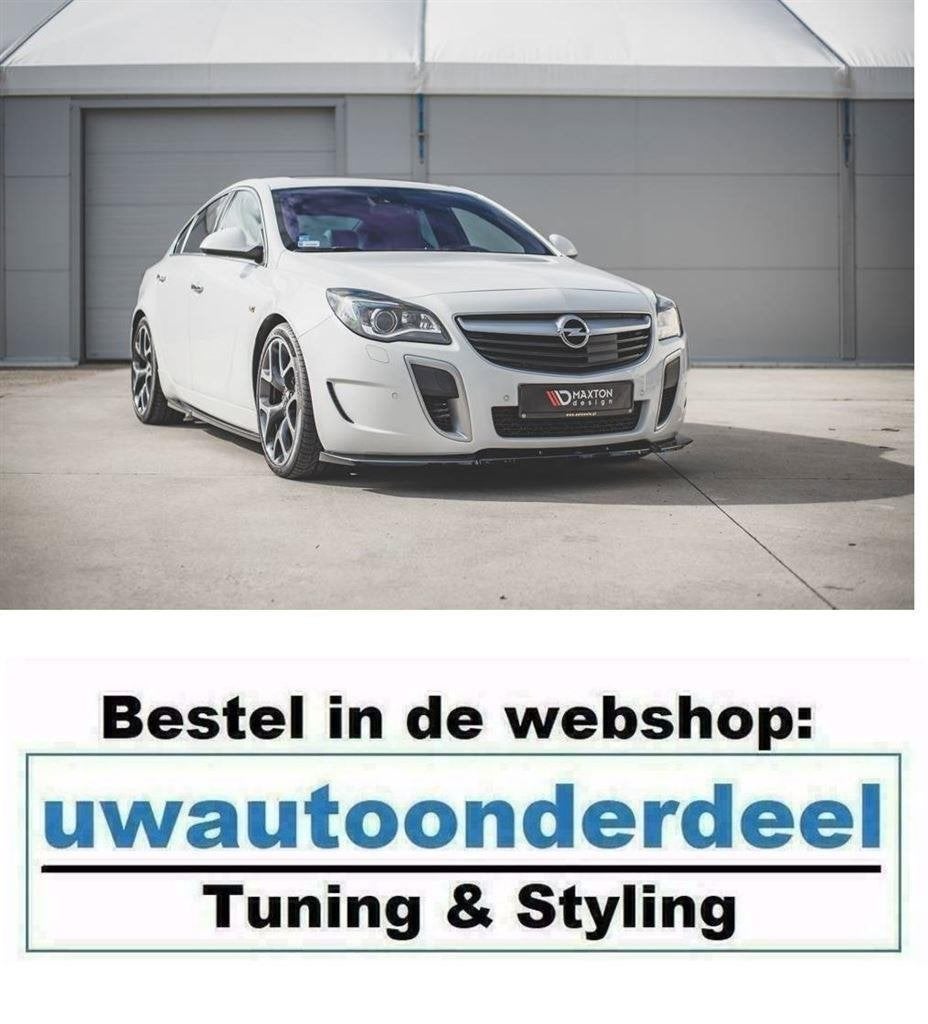Maxton Spoiler Lip Splitter Voor Opel Insignia OPC Facelift, Envoi