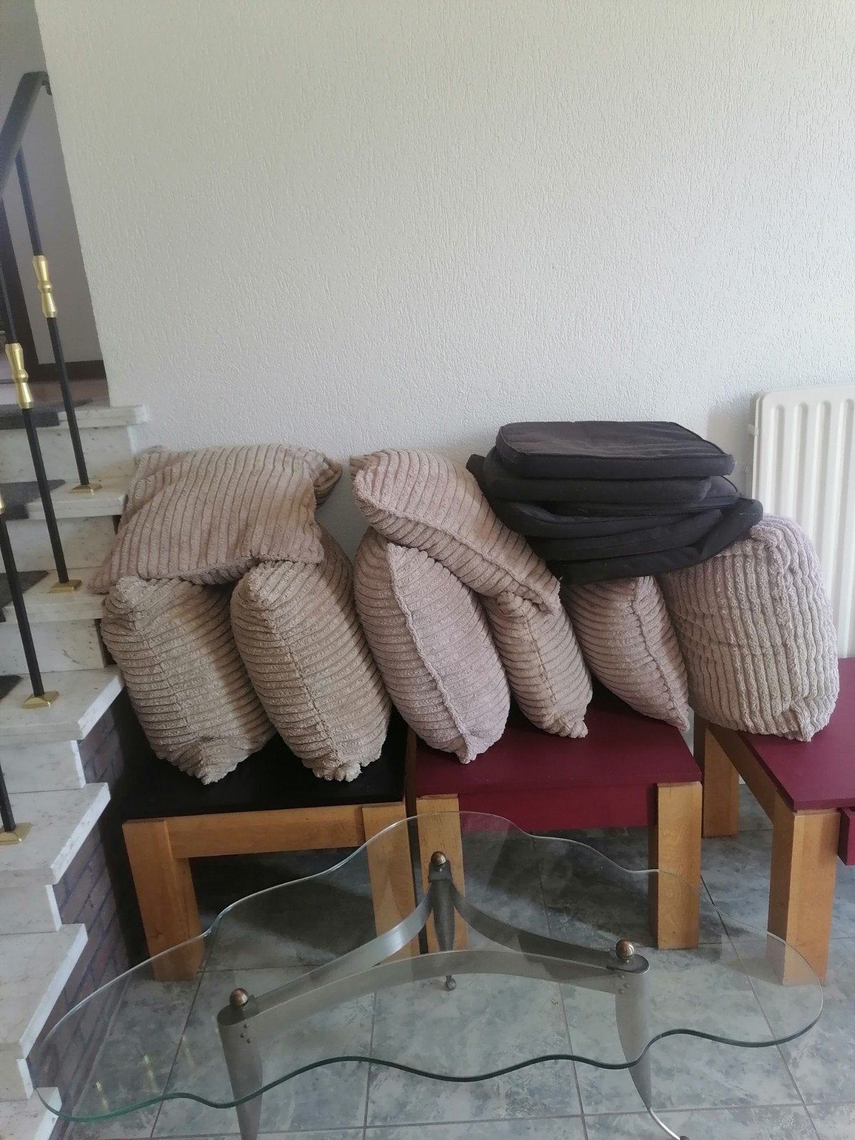 Coussins gratuits, coussins de chaise de jardin, coussins de, Enlèvement